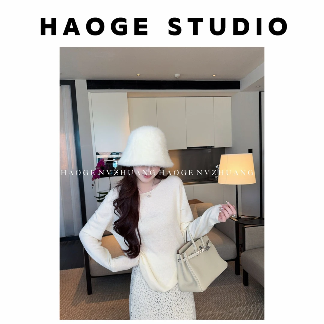 浩哥严选●静奢打底HGQ5ZZS3217A针织衫预秋冬温柔时尚简版设计款