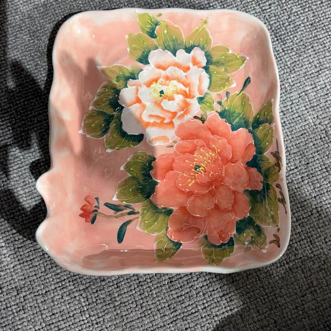 景德镇手绘高温釉下彩陶瓷茶具