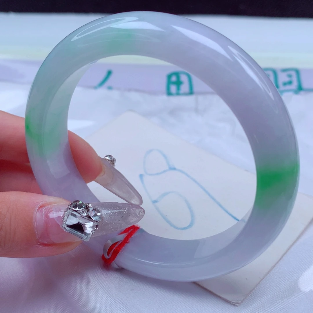 翡翠手镯未镶嵌天然缅甸翡翠A货手镯