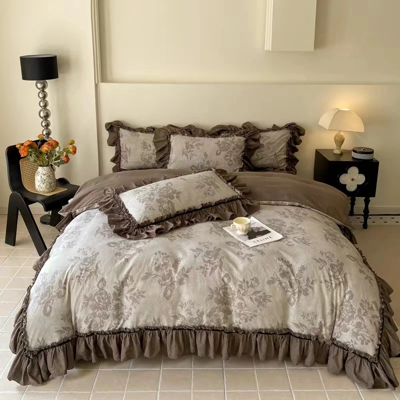 3191  水洗亚麻四件套床上用品