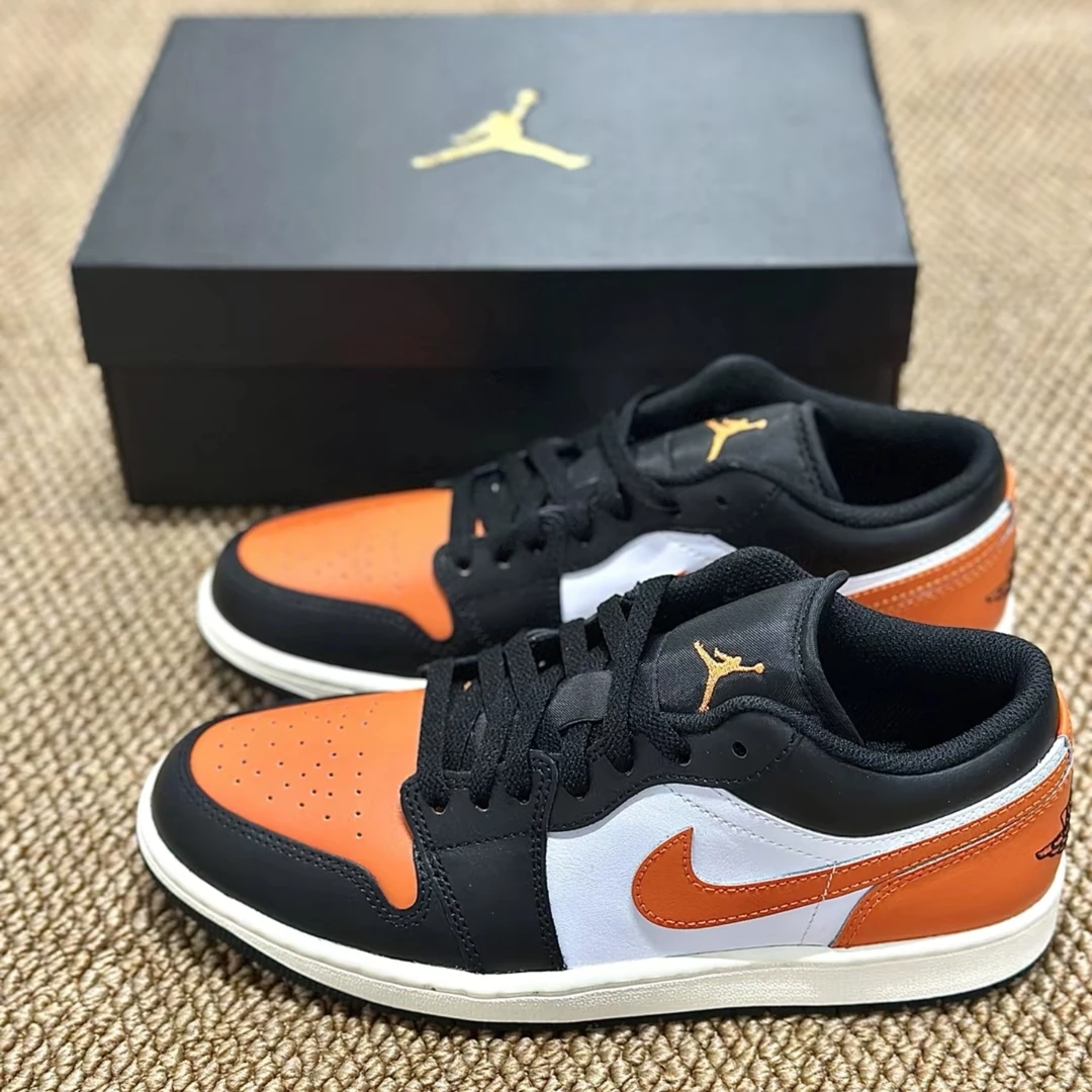 NIKE/耐克AJ1 夏日阳光 舒适百搭板鞋 男款 爱马橙 553558081