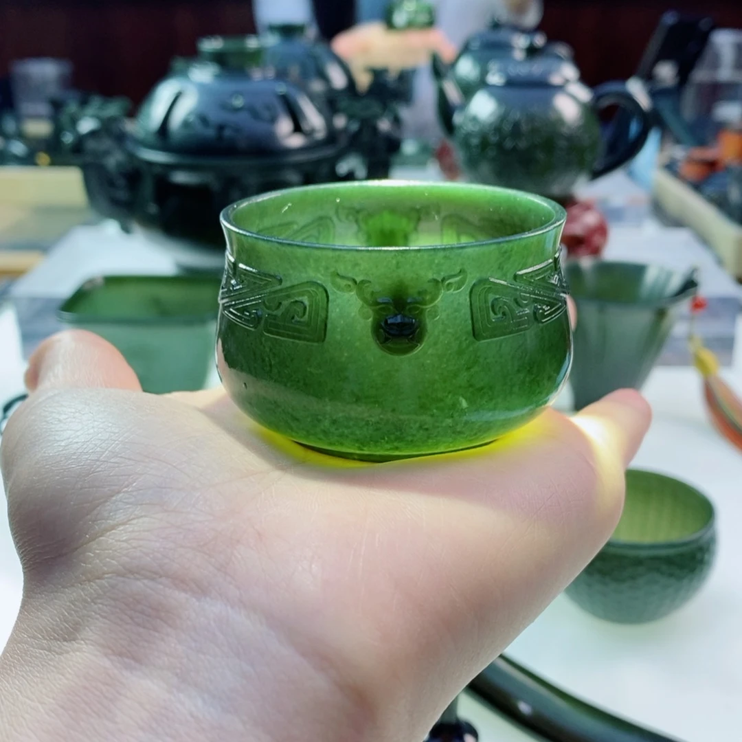 和田玉（青玉）未镶嵌摆件