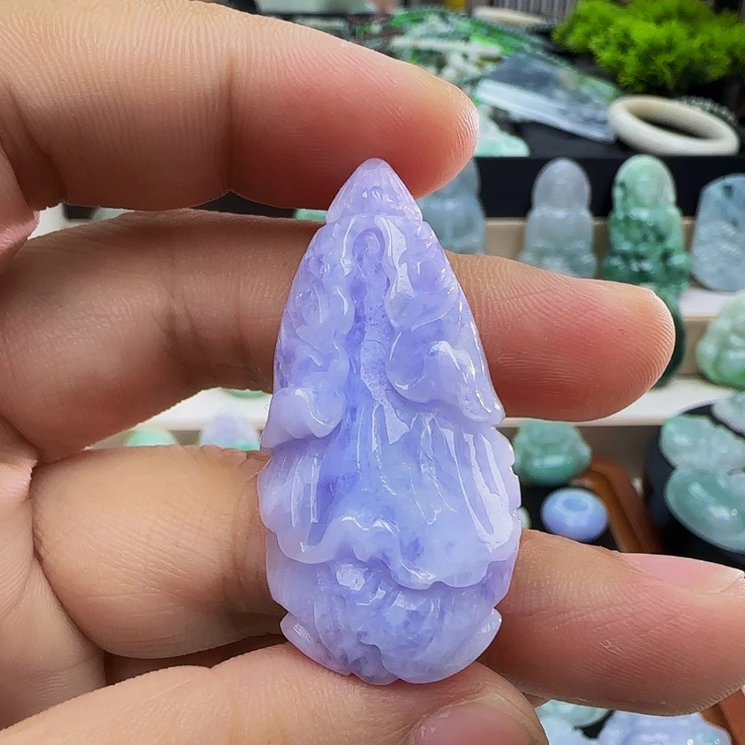 荆***荆翡翠未镶嵌吊坠(不含链)