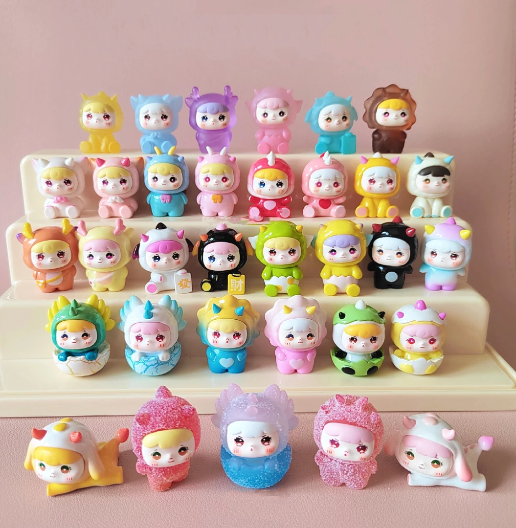 【虎虎拆盒】龙宝萌粒【踩款】拍一拆二