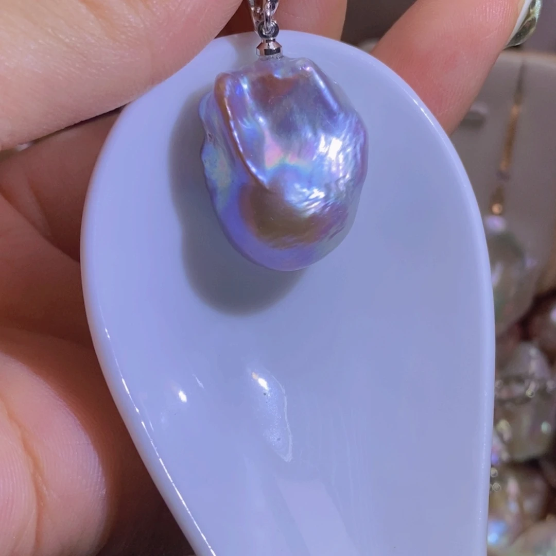 合金淡水珍珠天然珍珠无染色，无优化