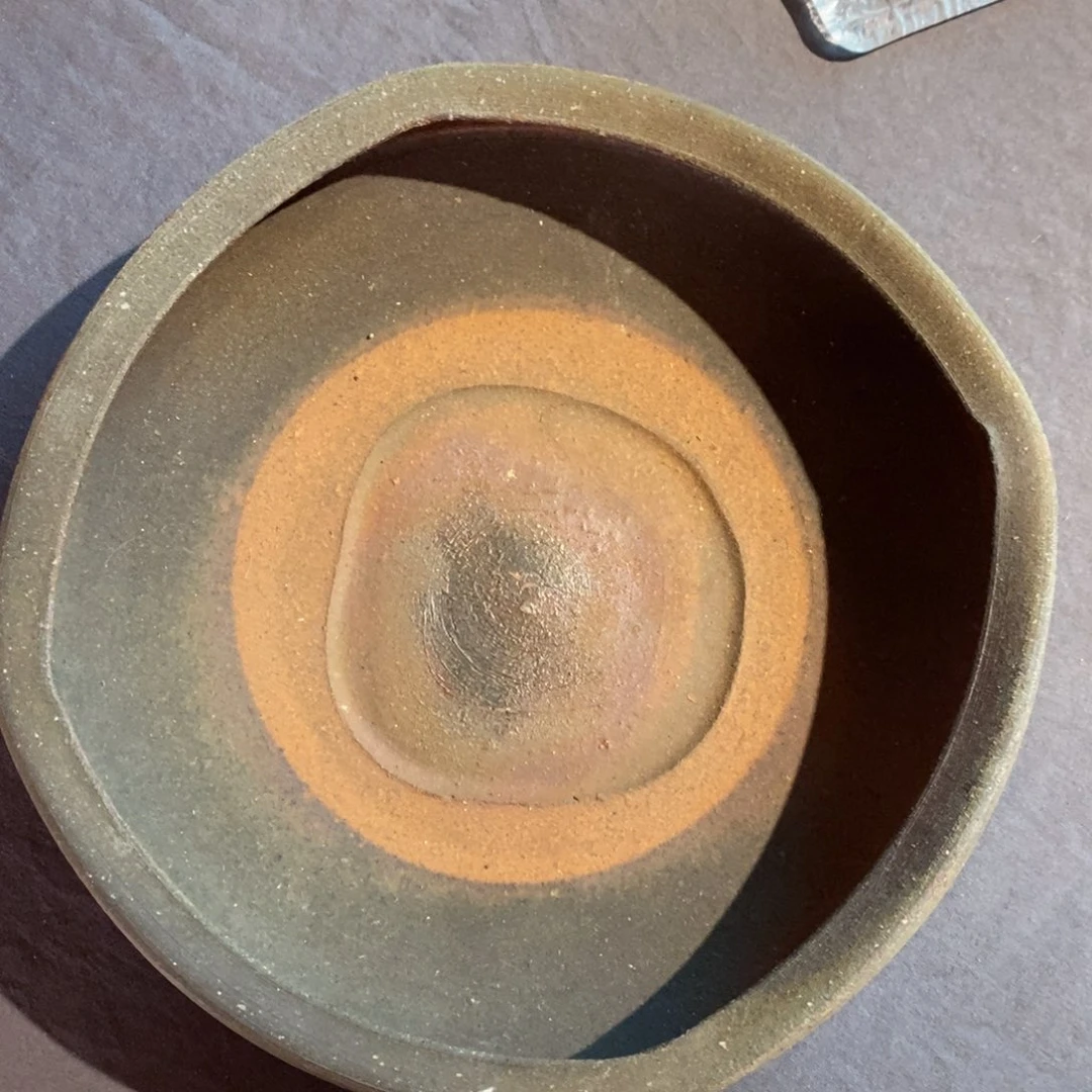 瓷片蛤蜊光备前烧器皿