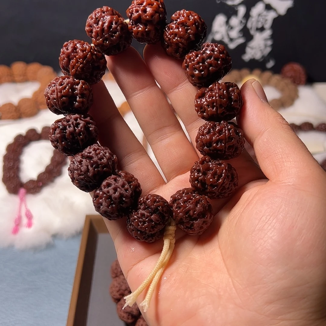 金刚菩提手串古龙梅花超头23
