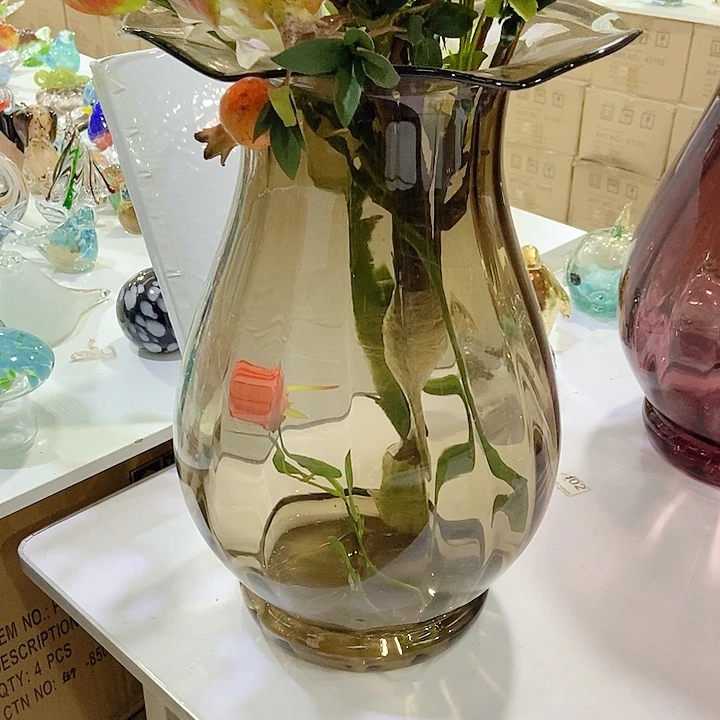 豪***姐琉璃花瓶高度52厘米19厘米