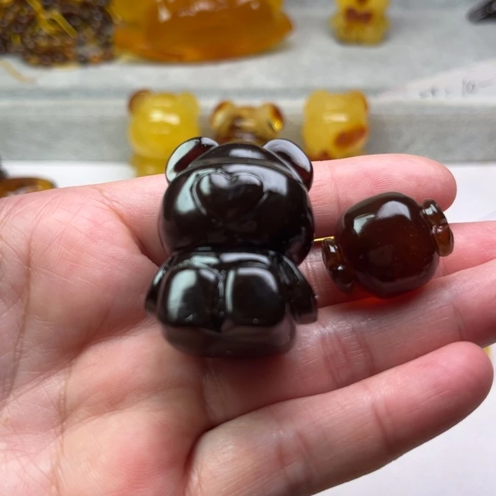 琥珀颈饰未镶嵌等***夏琥珀蜜蜡