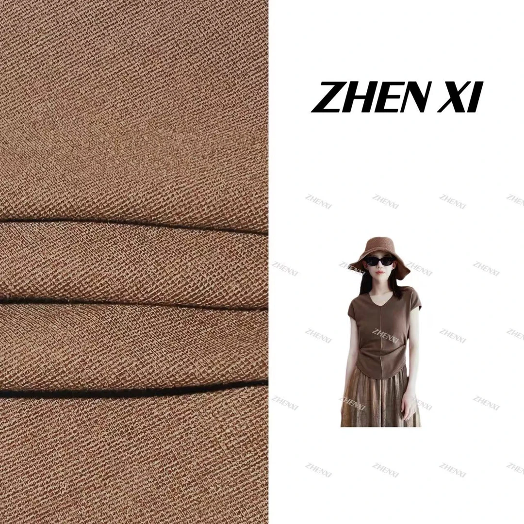 针西【棕榈T】高个子穿搭春夏百搭休闲女士短袖纯色（×退×换）S70093