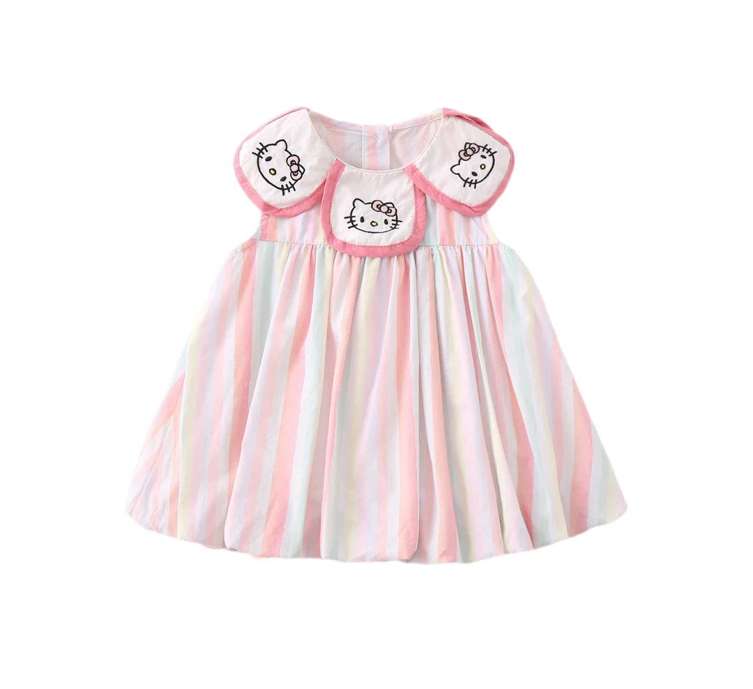 童装儿童公主裙连衣裙夏薄款2025新款花苞裙婴儿宝宝裙子