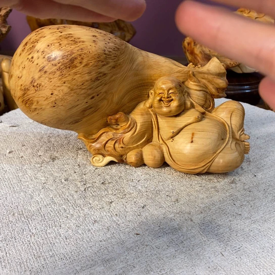 柏木（崖柏）风*凌根雕11111