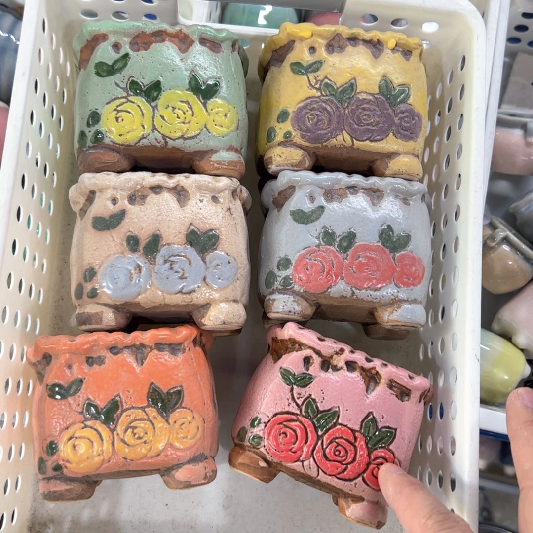 陶瓷多肉小花盆@@1930