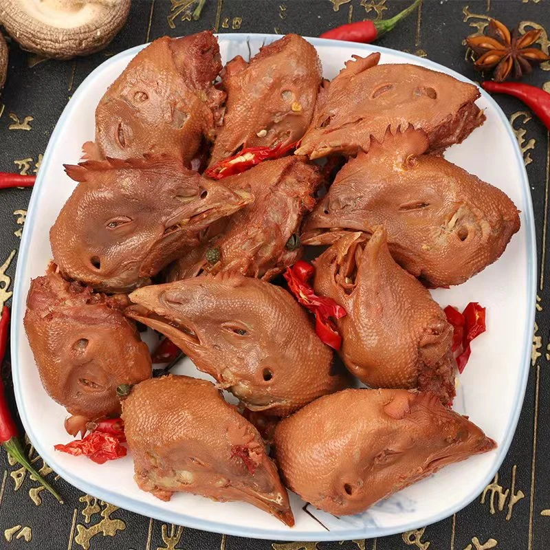 麻辣鲜香卤鸡头每袋400克（8-10个）美味下酒菜
