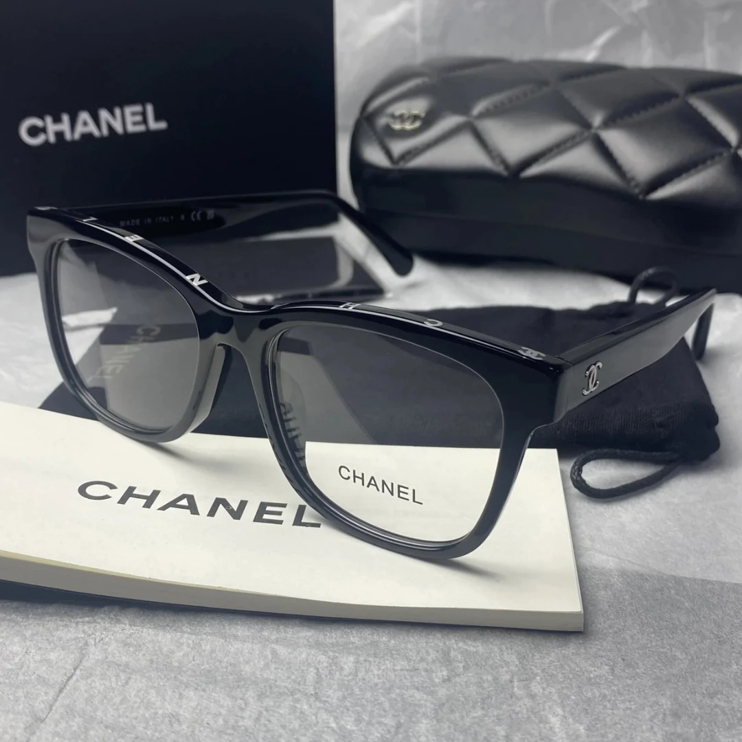 未使用 Chanel/香奈儿 7姐专场/黑色镜框 平光镜