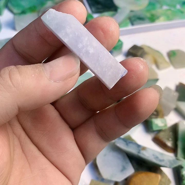 翡翠散珠天然翡翠A货挂件