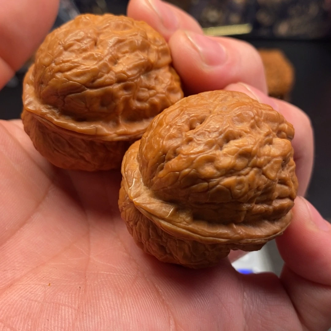 把件文玩核桃玲珑金蝉