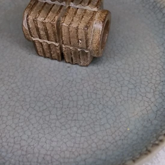 摆件开片瓷器瓷片摆件