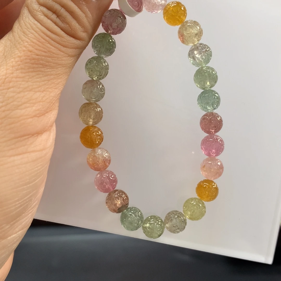 碧玺手链未镶嵌7.9左右