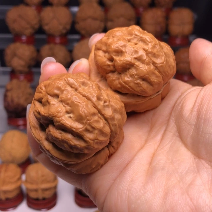 吊坠文玩核桃18金蟾疙瘩包