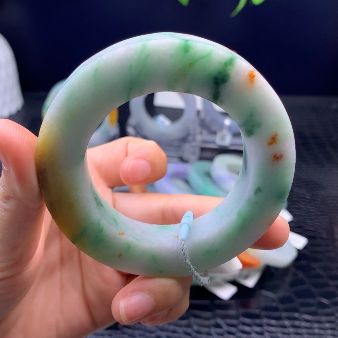 定制翡翠手镯58-70未镶嵌