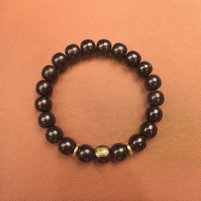 S0617-金标黑菩提9*11mm （无礼盒）