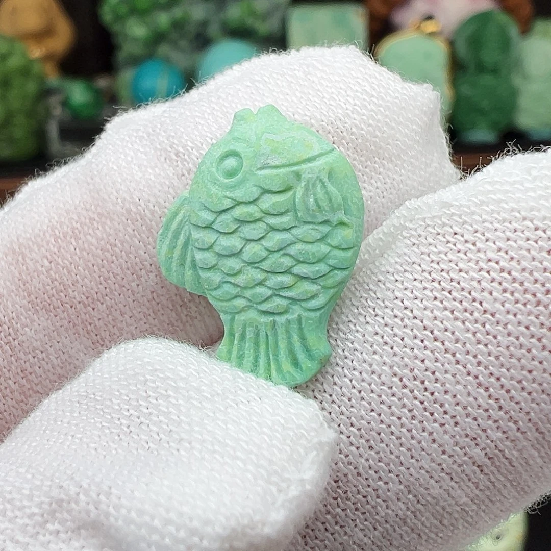 绿松石未镶嵌绿松石主播璐璐