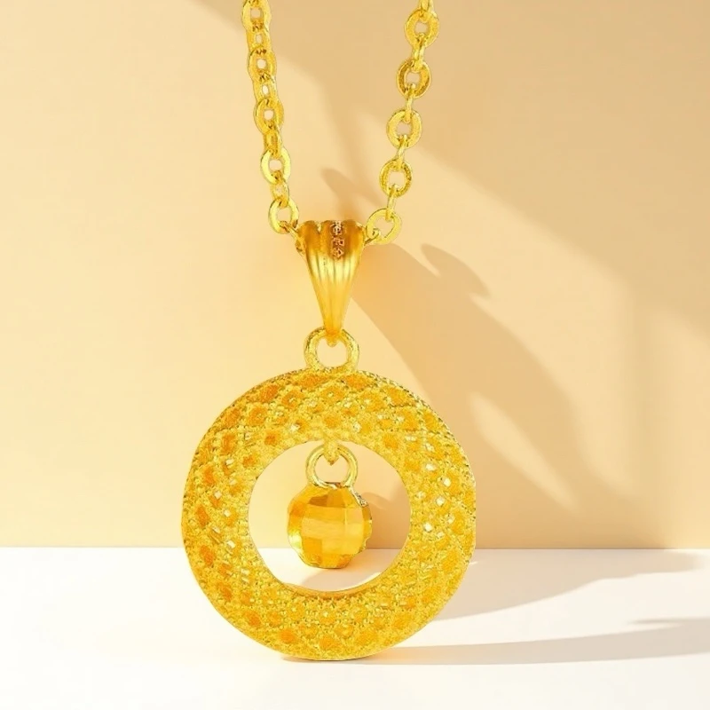 合金吊坠 捕梦网花丝平安项链o字项链锁骨链762