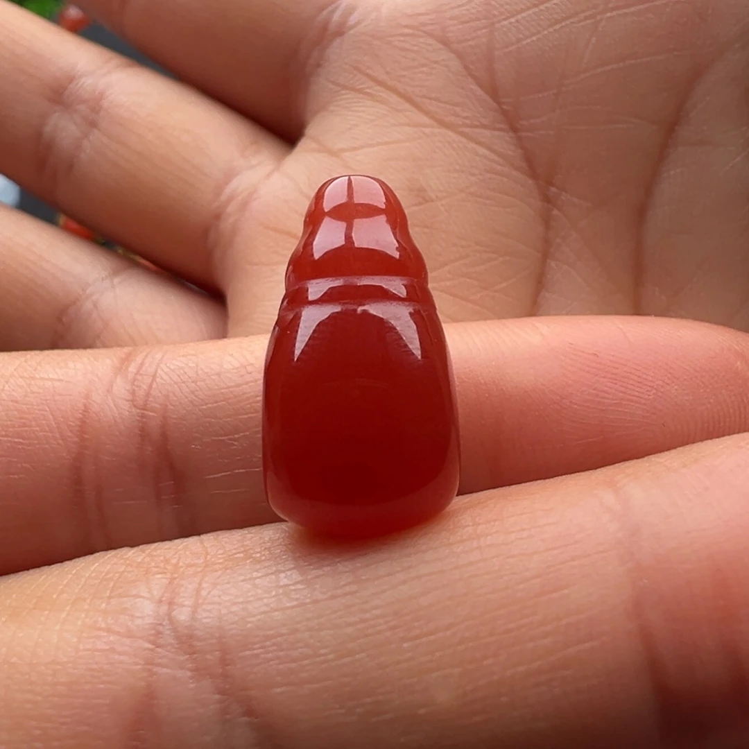 南红玛瑙未镶嵌三通10.6