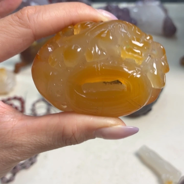 玛瑙/玉髓未镶嵌吊坠(不含链)