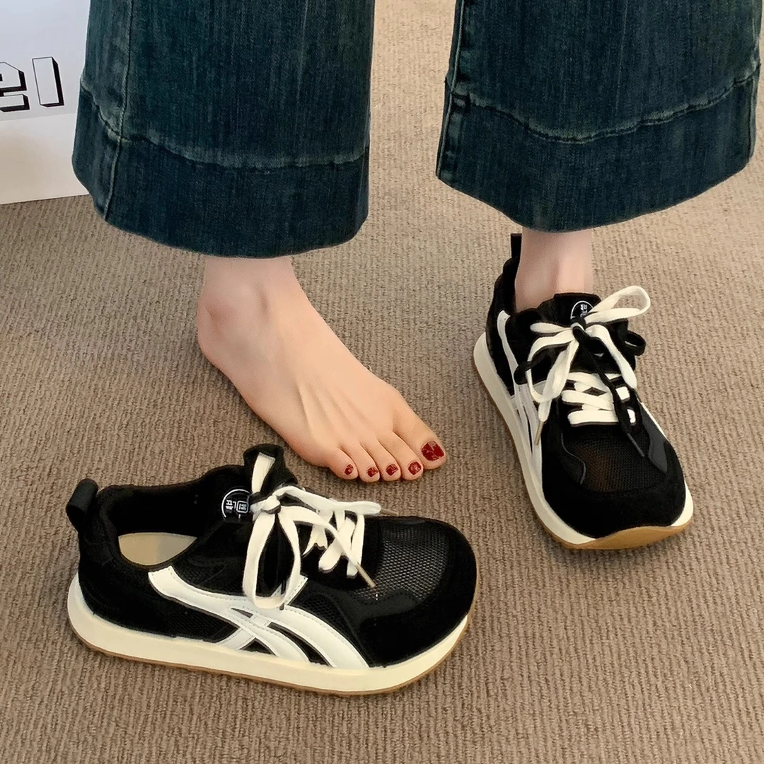 网面透气网鞋女2025新款夏季女鞋子百搭爆款阿甘鞋超火休闲运动鞋