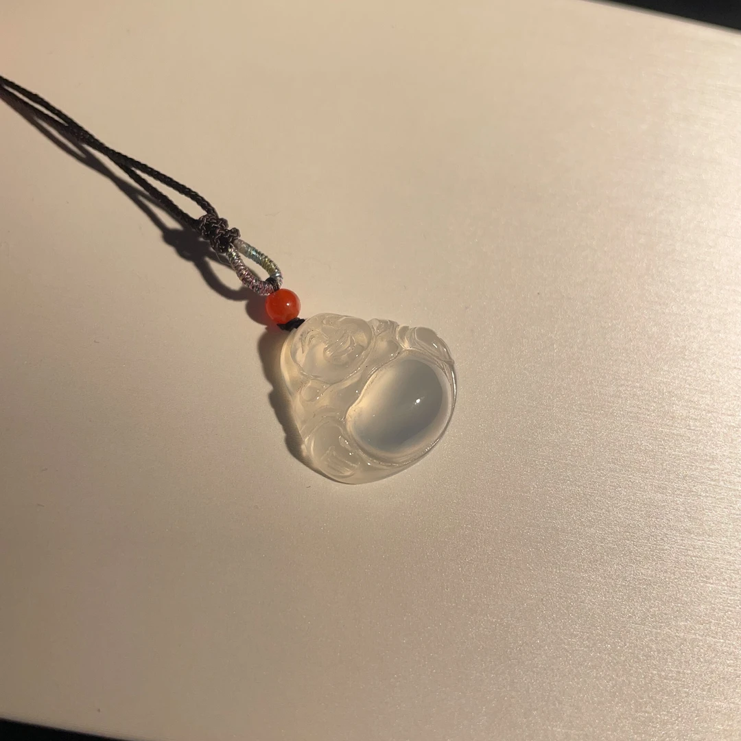 玛瑙玉髓佛（含绳）-多样性发其一