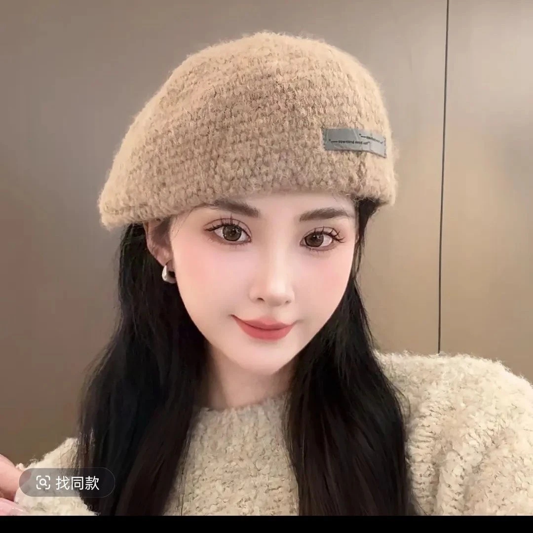 【红姐推荐】冰岛贝雷帽女冬百搭时尚画家帽日系文艺正反戴蓓蕾帽