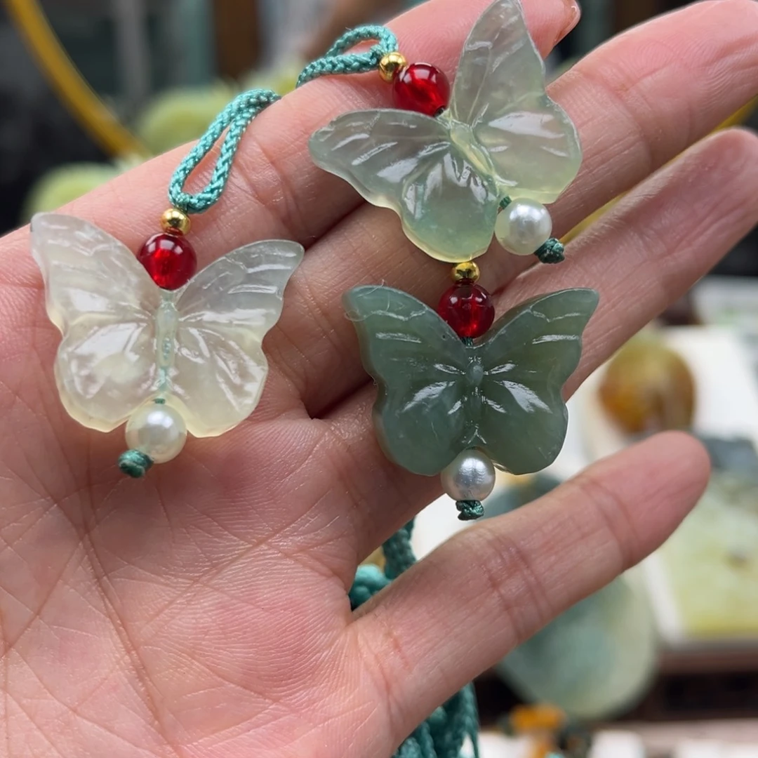 岫玉未镶嵌挂件挂件