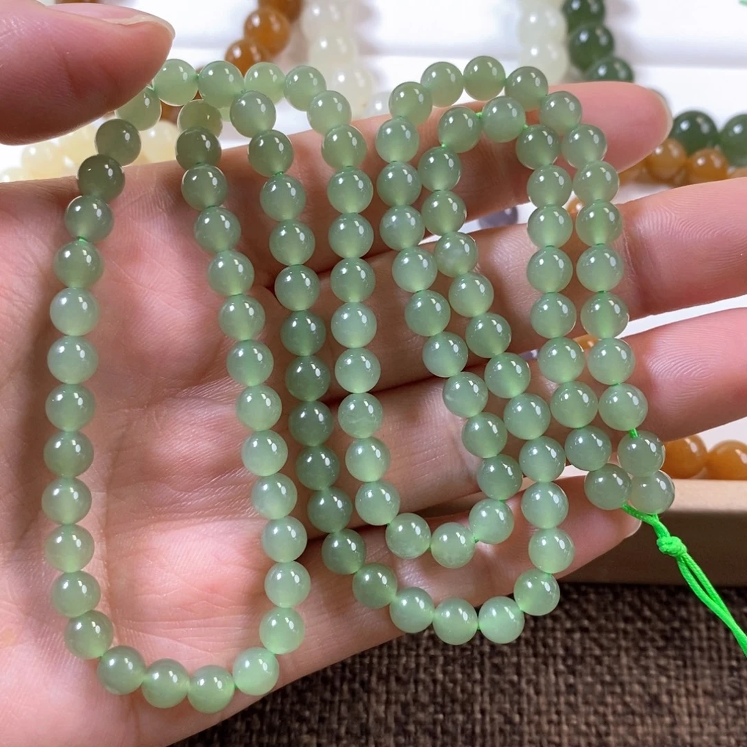 和田玉未镶嵌手串