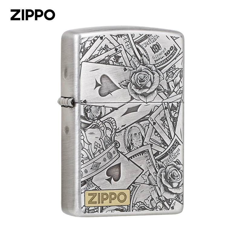 ZIPPO/之宝恋爱赌约守护个性防风打火机七夕浪漫送礼佳品DY9902DK