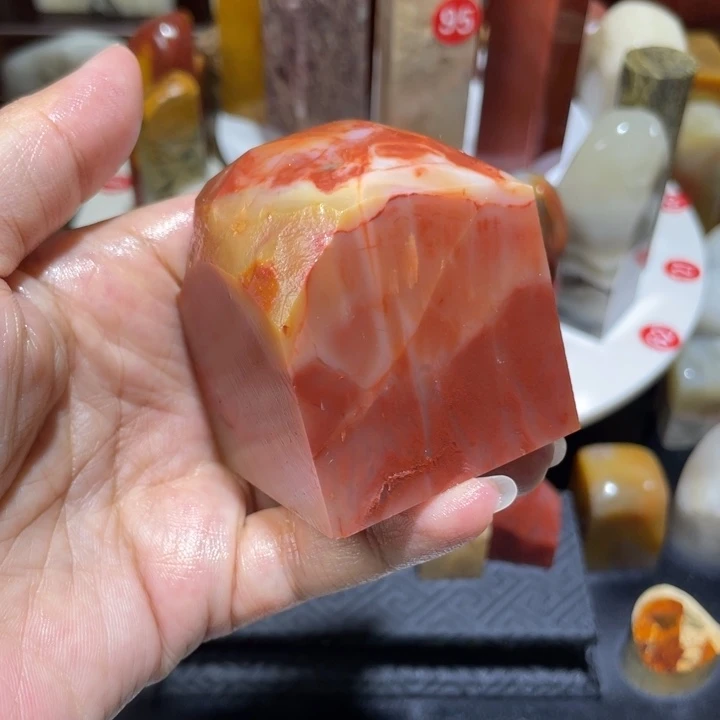寿山石印石素章印章