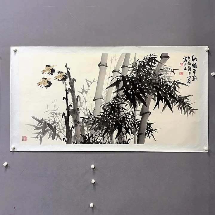 国画亲笔手绘放心去藏