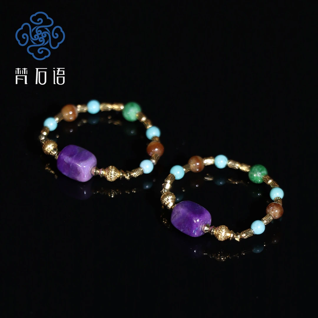 【熊总夫妇】舒俱来幻彩方珠多宝戒圈（多样性发一件）