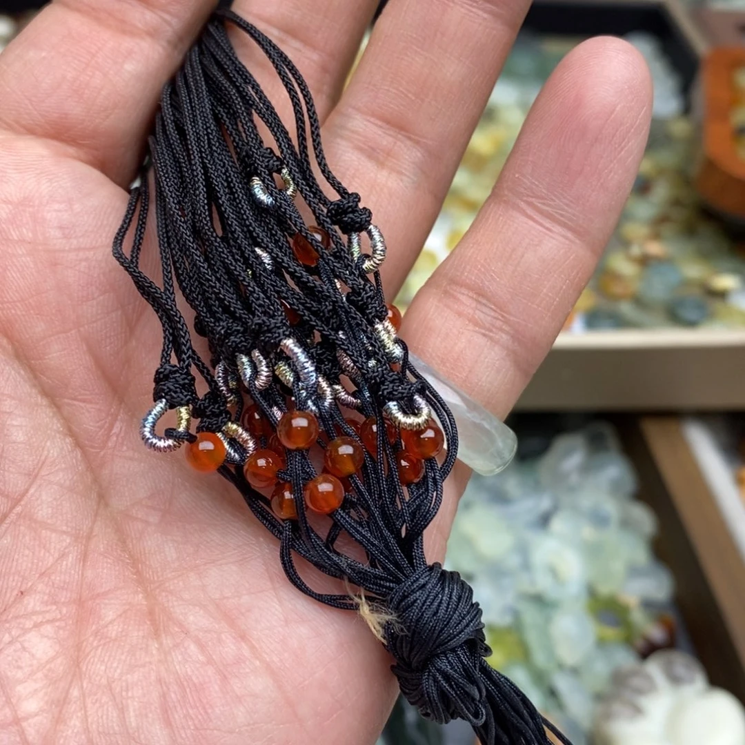 岫玉天然岫玉挂件，绳子单拍不发货未镶嵌