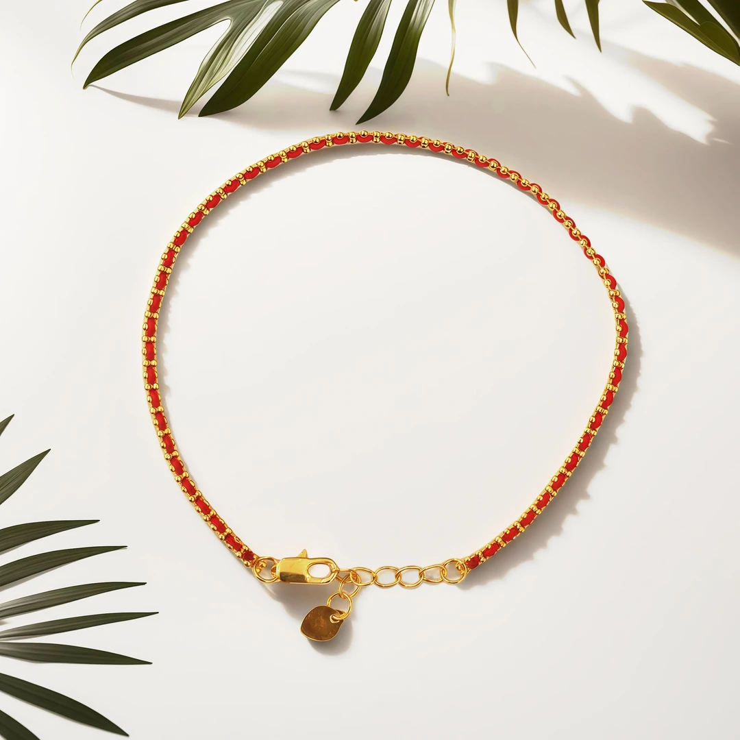 【SL】I8 K系列时尚百搭编织红绳款围巾长度19cm左右