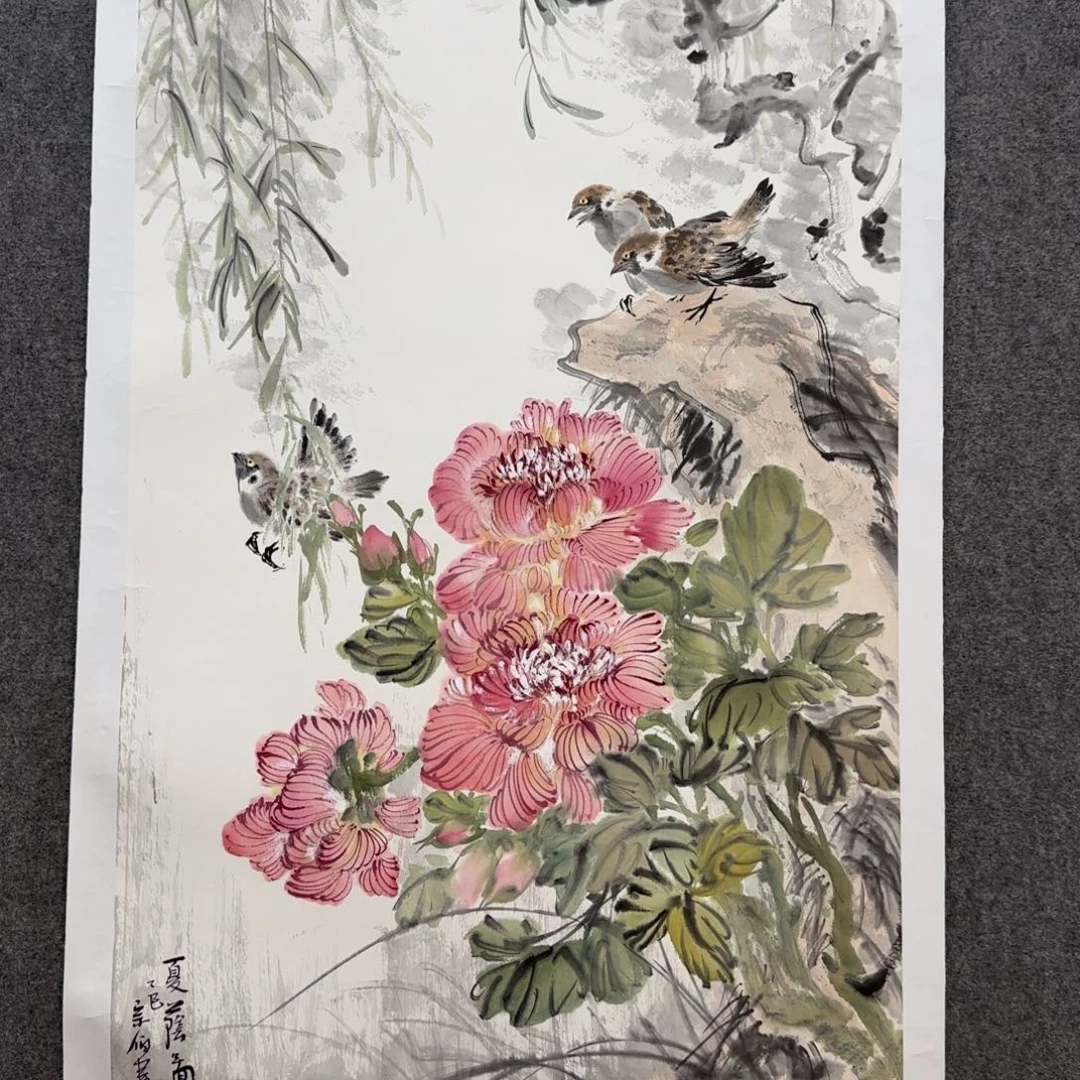 国画谢宗伯老师手绘作品