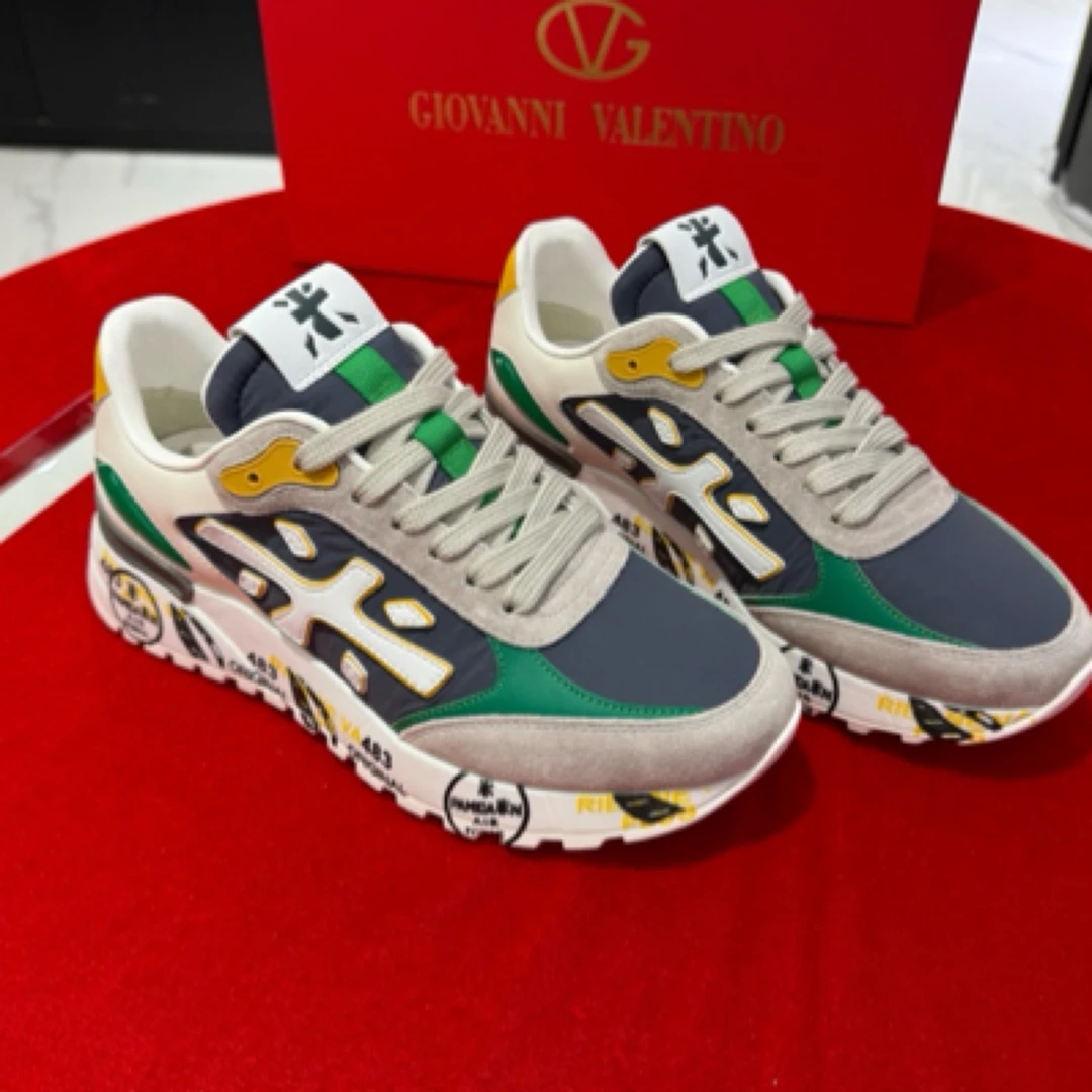 新品欧货高档斯丹sidan潮鞋品牌男鞋2025新款百搭潮牌米字鞋