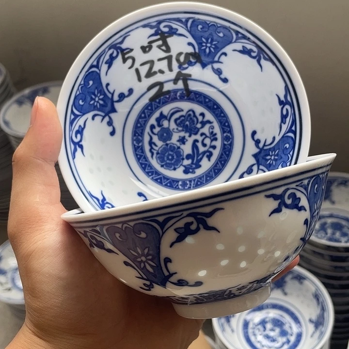 碗景德镇高温细白瓷餐具