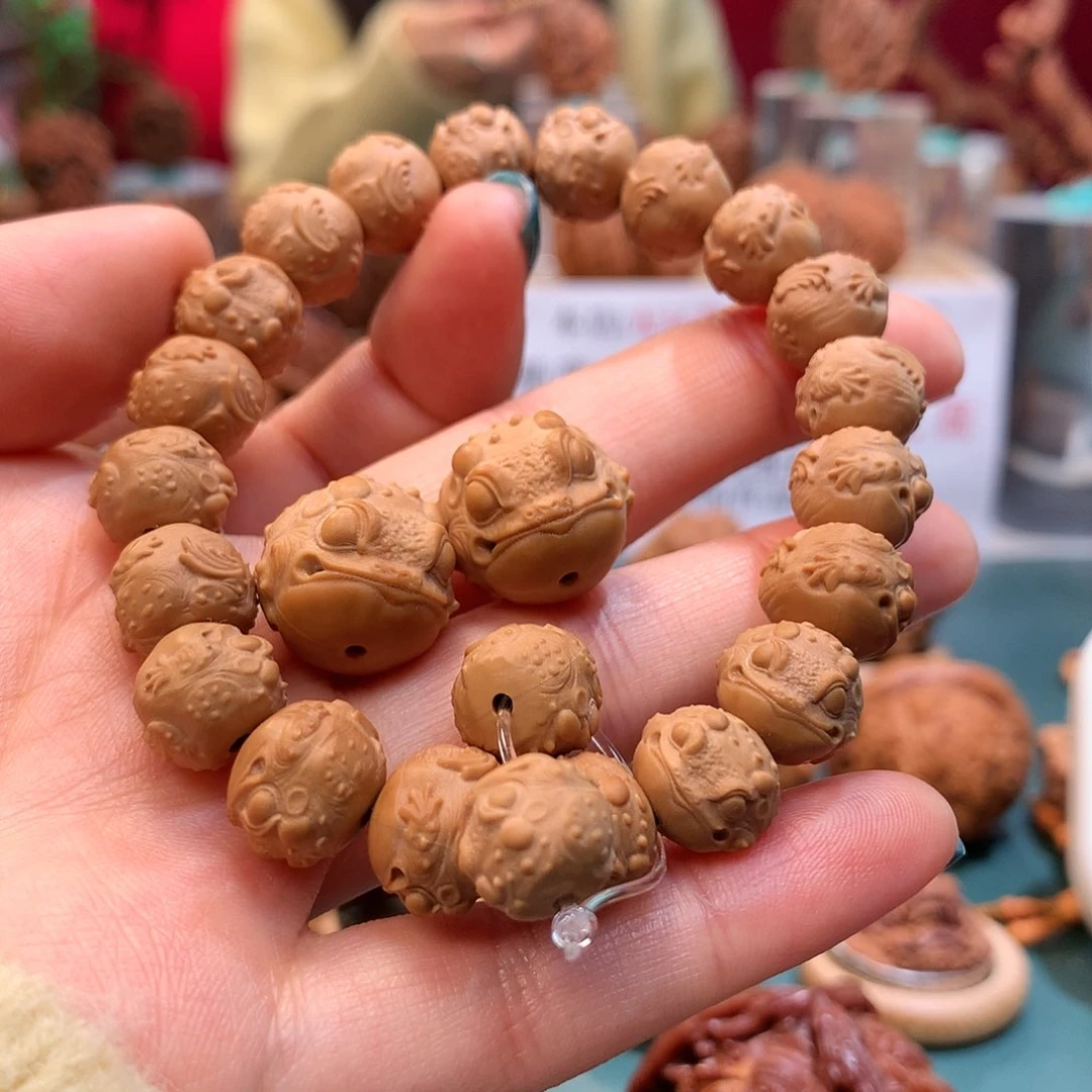 猴头核桃手串———————————-