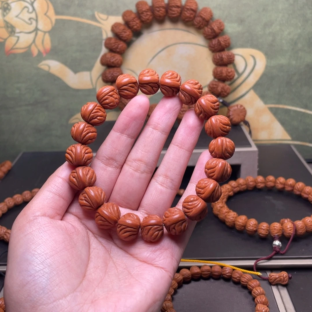 桃核吊坠15红魔爆肚