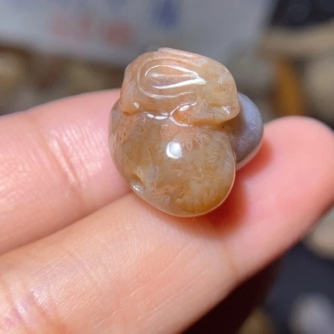 【闪购商品】硅化玉吊坠(不含链)未镶嵌丹*