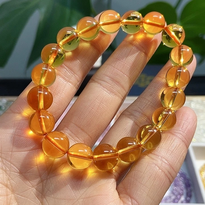 水晶手链未镶嵌黄水晶