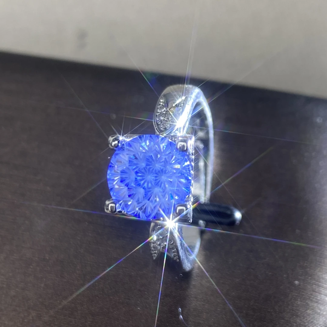 6953【戒指】轻奢精品白金色女士戒指