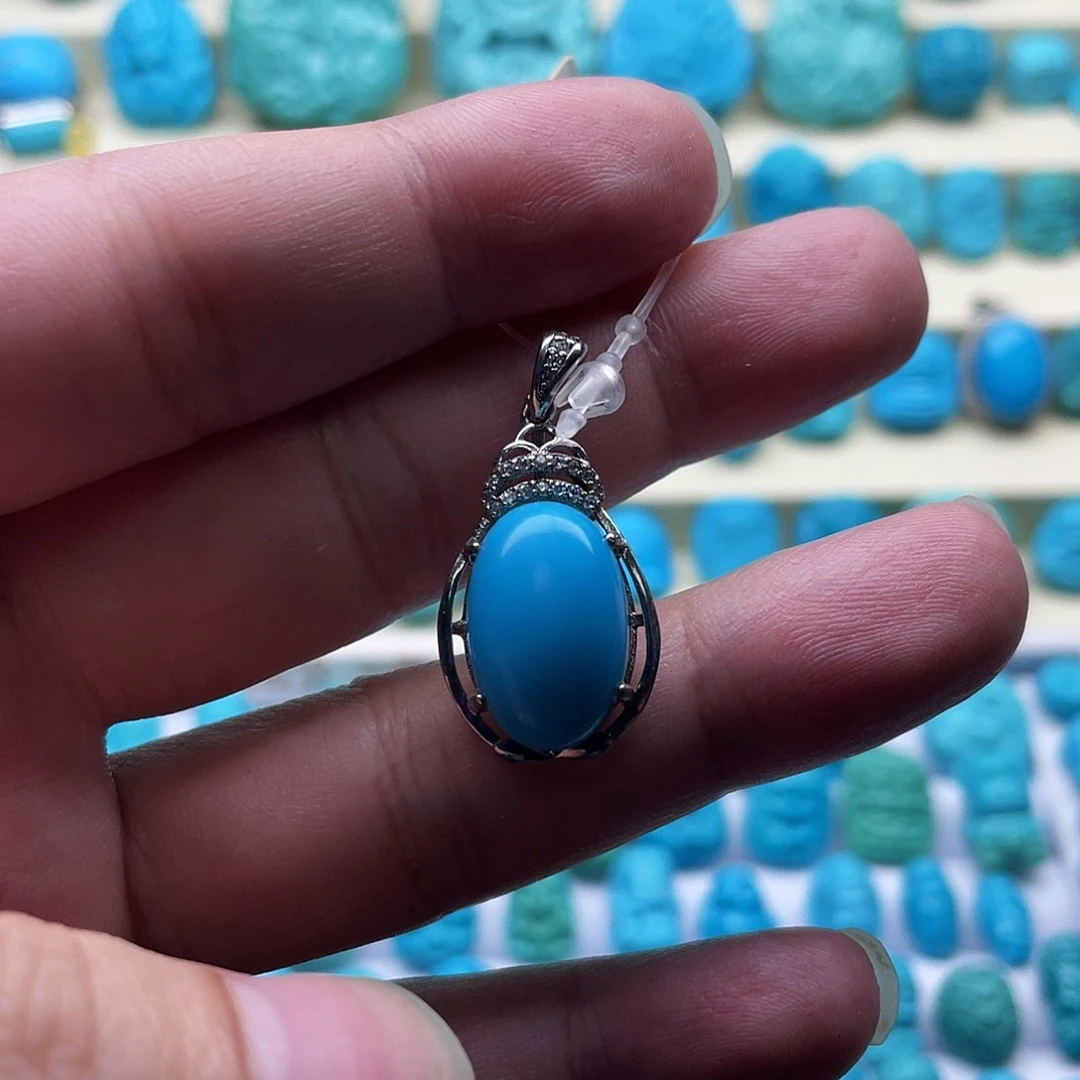 未镶嵌绿松石珠宝奇石